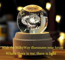 GobekUsa Crystal Ball Music Box: Rotating Light Projection, Birthday & Valentine's Day Gift