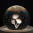 GobekUsa Crystal Ball Music Box: Rotating Light Projection, Birthday & Valentine's Day Gift