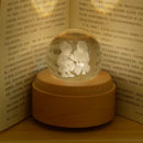 GobekUsa Crystal Ball Music Box: Rotating Light Projection, Birthday & Valentine's Day Gift
