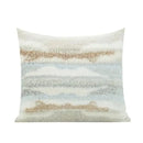 GobekUsa Galaxy Inspired Jupiter Nebula Square Cushion Covers in Coffee Blue Gradient