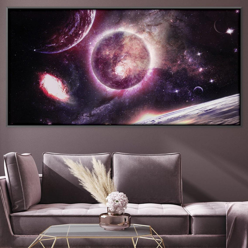 Galaxy Planet Canvas