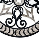 Galicia Multi Finish Round Marble Medallions 36x36