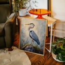 Azure Serenity Heron