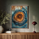 Ethereal Geode - Abstract Mineral Art