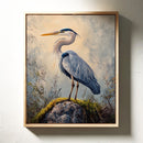 Azure Serenity Heron