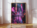 Neon Dreams in Rain