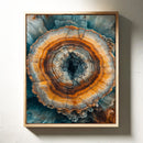 Ethereal Geode - Earthy Abstract Art