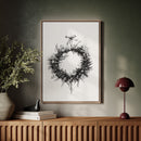 Monochromatic Wreath in Winter