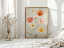 Sunlit Pastel Blossoms