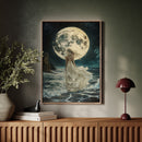 Lunar Reverie by the Sea