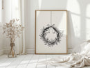 Simple Hand-Drawn Wreath