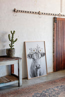 Rustic Daisy Cow