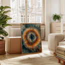 Ethereal Geode - Earthy Abstract Art