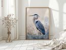 Serenity in Blue Feathers