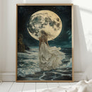 Lunar Reverie by the Sea