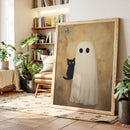 Spooky Feline Friendship