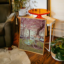 Bicycle Beneath Blossoming Canopy