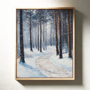 A Path Through Winter's Embrace