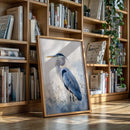 Serenity in Blue Feathers