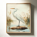 Tranquil Heron Reverie