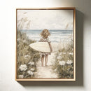 Seaside Surfer Girl