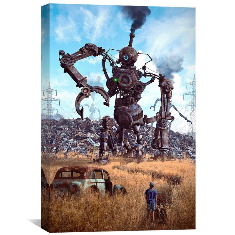 Garbage Robot Canvas