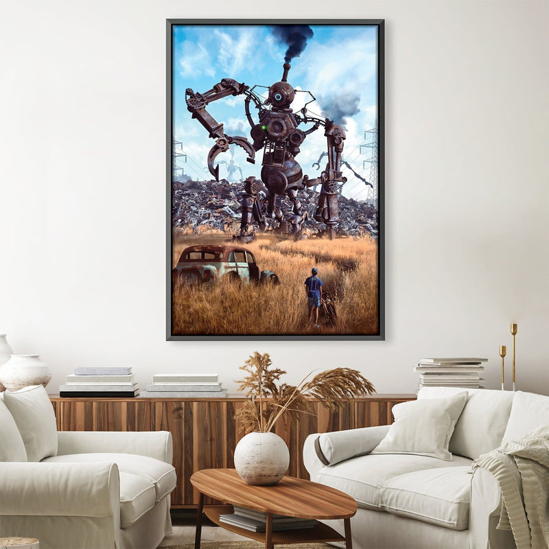 Garbage Robot Canvas