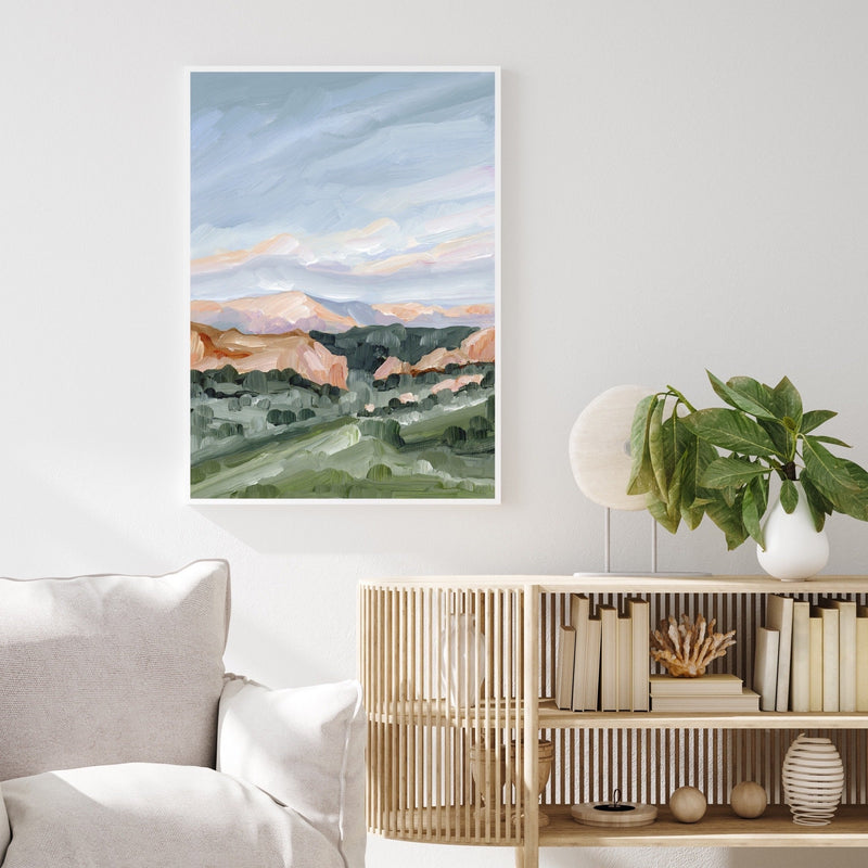 "Garden at Twilight" Art Print