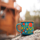 Garden Buzz Enamel Mug 16oz by Trek Light
