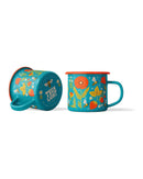 Garden Buzz Enamel Mug 16oz