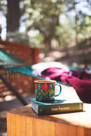 Garden Buzz Enamel Mug 16oz