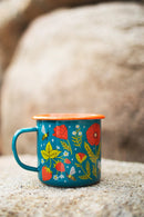 Garden Buzz Enamel Mug 16oz by Trek Light