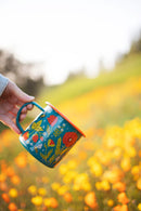 Garden Buzz Enamel Mug 16oz
