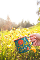 Garden Buzz Enamel Mug 16oz by Trek Light