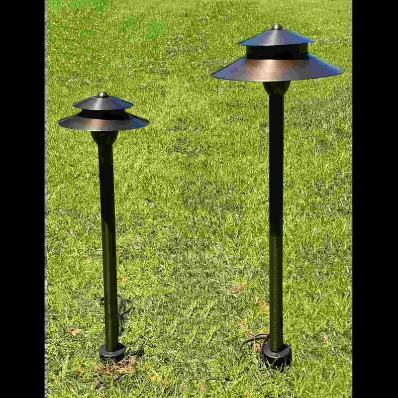 Garden Stakes | 9-Inch In-Ground Solid Brass 1/2" NPT Thread 2 Pack, photo 9 of 11
