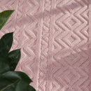 Indoor Outdoor Rug Livorno Boho High-Low Pattern In Pink