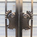 20x8 ft Steel Dual Swing Driveway Gate by Chery Industrial