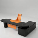 Gauss · White L-Shaped Executive Desk
