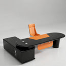 Gauss · White L-Shaped Executive Desk by Arc Grove