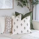 Gávea Solid Color Pillow Cover | Olive Green by Apartment No.3
