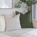 Gávea Solid Color Pillow Cover | Olive Green by Apartment No.3