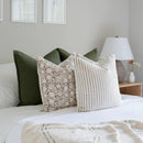Gávea Solid Color Pillow Cover | Olive Green by Apartment No.3