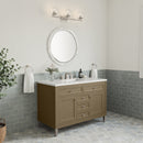 James Martin Chicago 48" Single Bathroom Vanity, Walnut Whisper