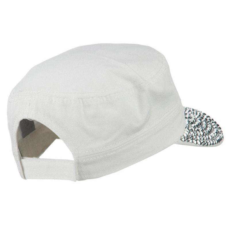 Jewel Army Cap with Great Britain Flag