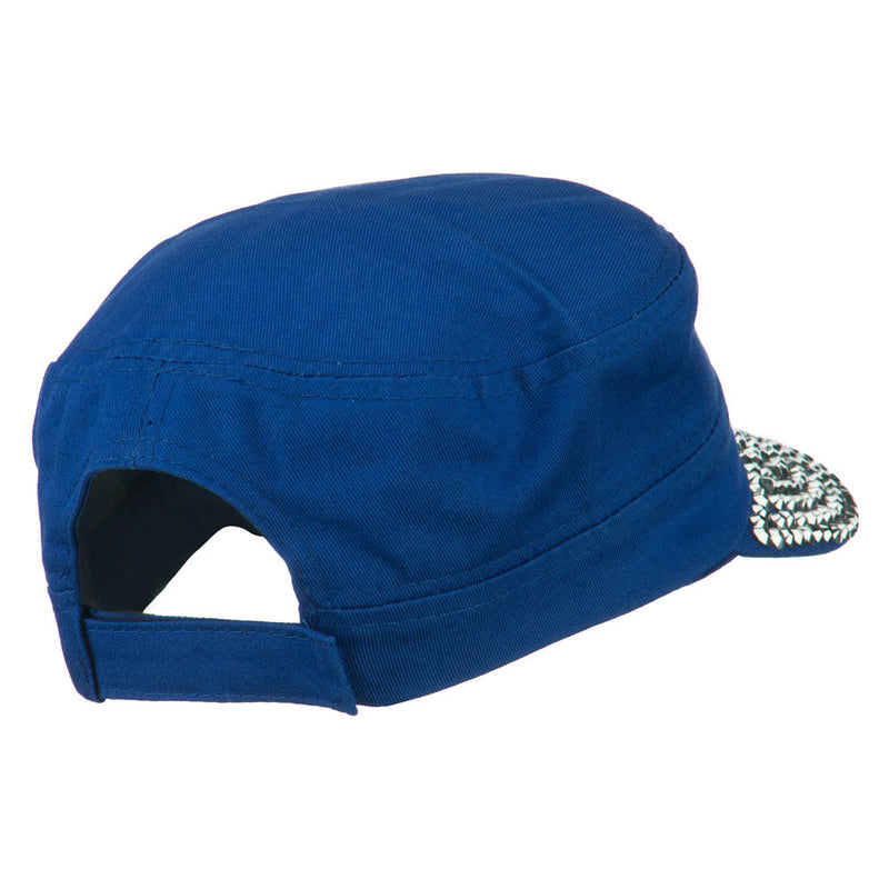Jewel Army Cap with Great Britain Flag