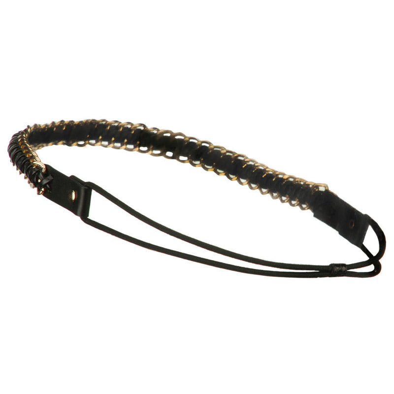 Gold Chain Elastic Headband