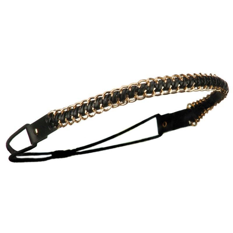 Gold Chain Elastic Headband