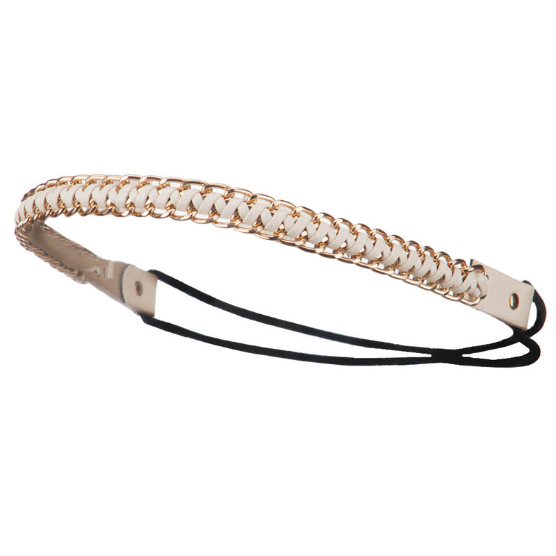 Gold Chain Elastic Headband