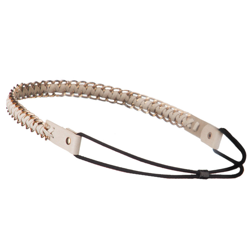 Gold Chain Elastic Headband