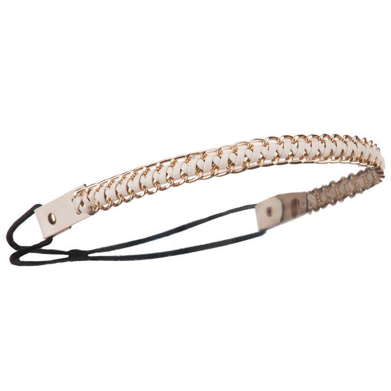 Gold Chain Elastic Headband